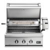 DCS Grills Series 7 30-Inch Built-In Gas Grill With Rotisserie Lid Open