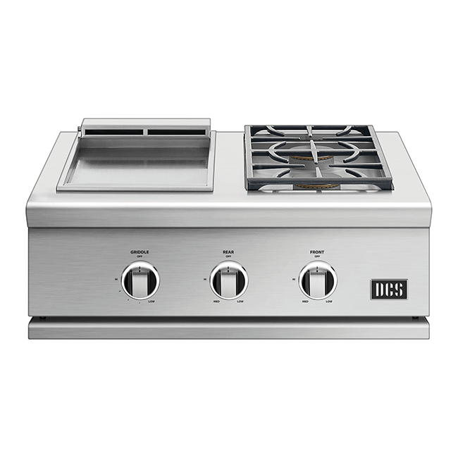 DCS Grills Series 9 30-Inch Double Side Burner & Griddle Combo
