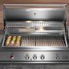 DCS Series 9 Gas Grill Kebobs Cooking Over Charcoal