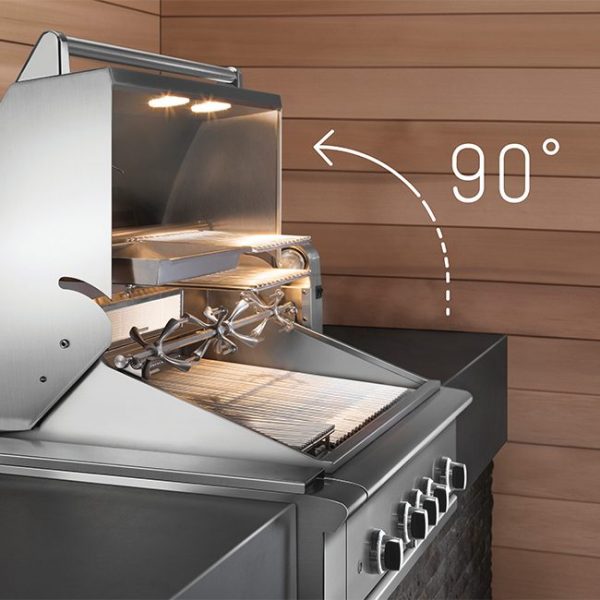 DCS Series 9 Gas Grill Spring Assisted Hood