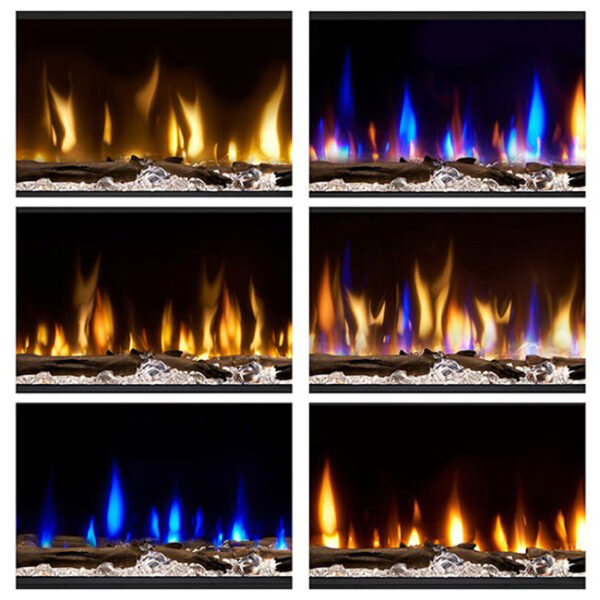 Dimplex IgniteXL Bold Built in Linear Electric Fireplace Flame Colors