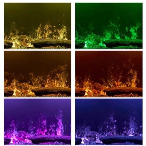 Dimplex Optimyst Linear Electric Fireplace Color Mode 2