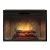 Dimplex Revillusion 42 Inch Herringbone Built In Firebox With Glass Pane