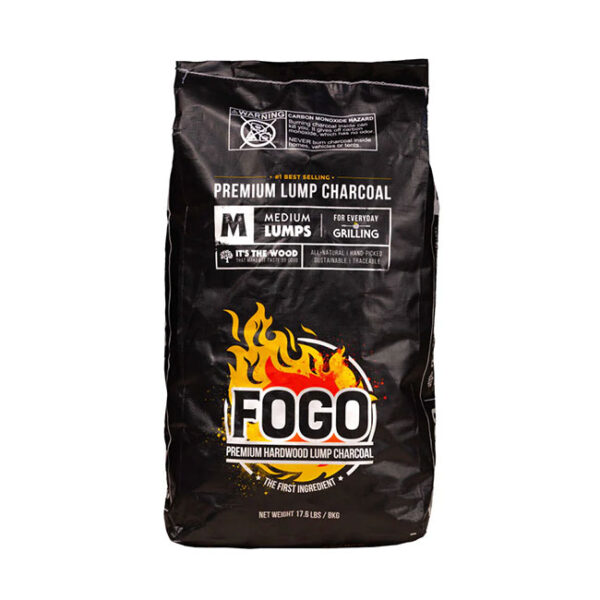 FOGO Premium Lump Charcoal 17.6 lbs Bag