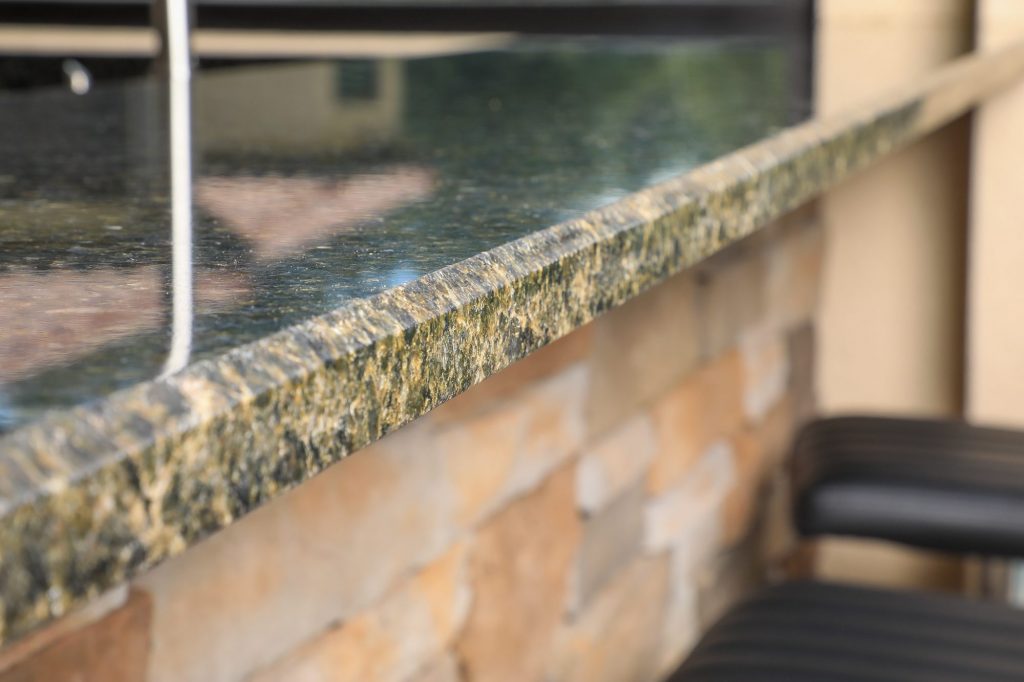 outdoor kitchen counter