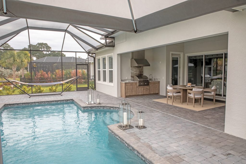 Custom Polymer Outdoor Kitchen In Tampa | Just Grillin Outdoor Living