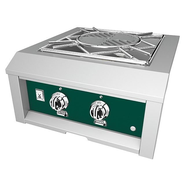 Hestan Outdoor 24-Inch Built-In Power Burner Green