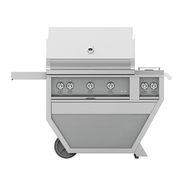 Hestan Outdoor 36-Inch Deluxe Gas Grill Cart Stainless Steel