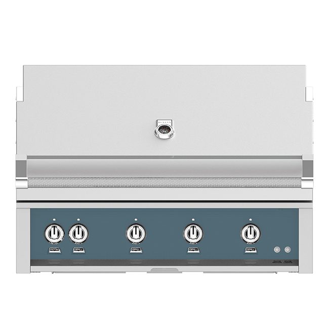 Hestan 42 Inch Built-In Gas Grill Pacific Fog