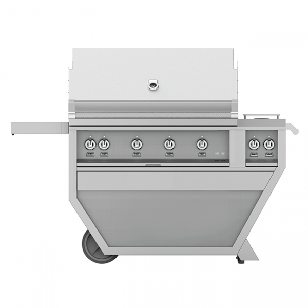 Hestan Outdoor 60-Inch Deluxe Gas Grill Cart Stainless Steel