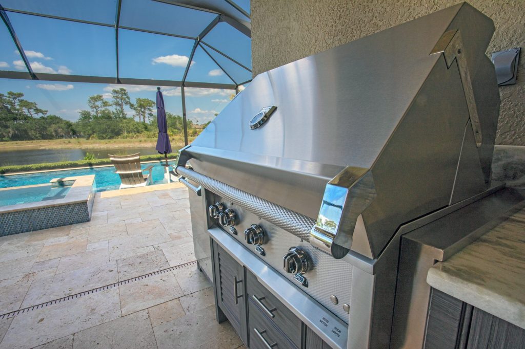 Custom Outdoor Kitchen With Hestan Grill In Tampa | Just Grillin Outdoor Living