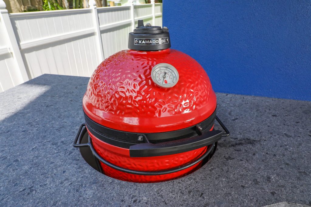 kamado joe built-in outdoor kitchen