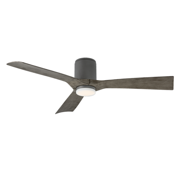 Modern Forms Aviator Flush Mount 54 Inch Outdoor Fan Graphite