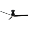 Modern Forms Slim Flush Mount 52 Inch Outdoor Fan Matte Black