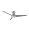 Modern Forms Tip Top Flush Mount 44 Inch Outdoor Fan Brushed Aluminum