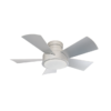 Modern Forms Vox Flush Mount 38 Inch Outdoor Fan Titanium Silver