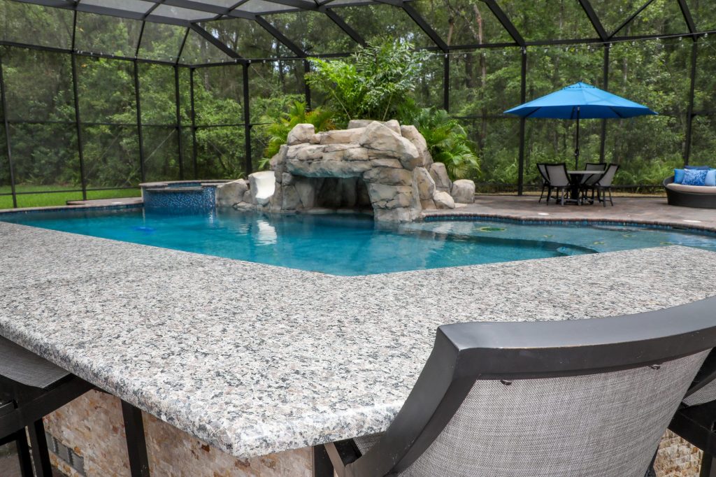 Granite Counter Pool Bar