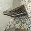 Outdoor Kitchen Ventilation Hood with Tile Wall Tampa Florida WEB