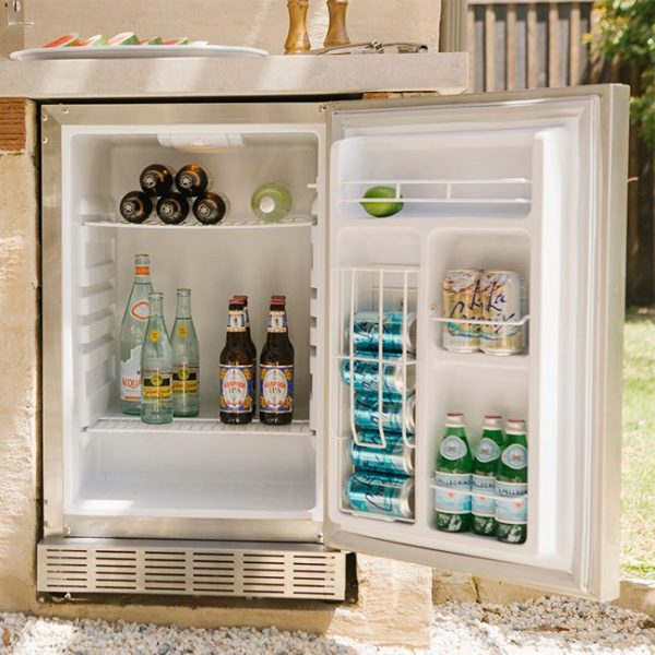 Coyote Outdoor Living 21-Inch Outdoor Rated Compact Refrigerator