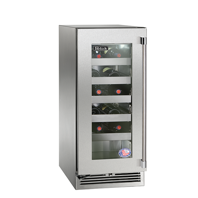 Perlick 15 Inch Signature Series Outdoor Wine Reserve Refrigerator