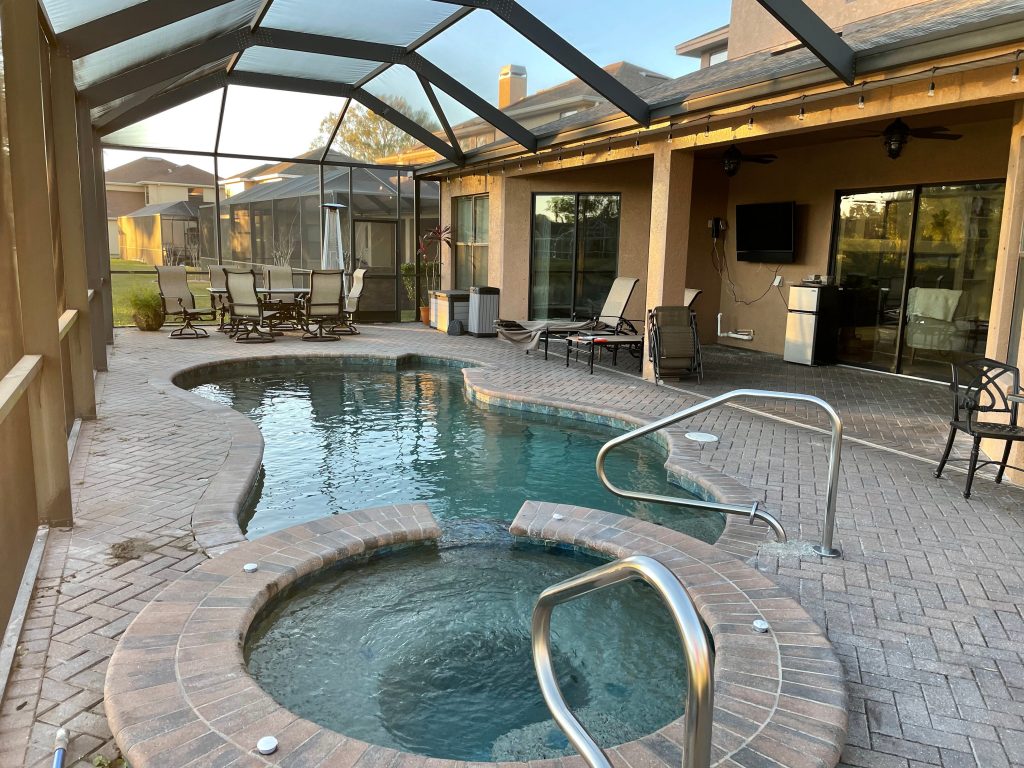 Pool Patio Before Transformation