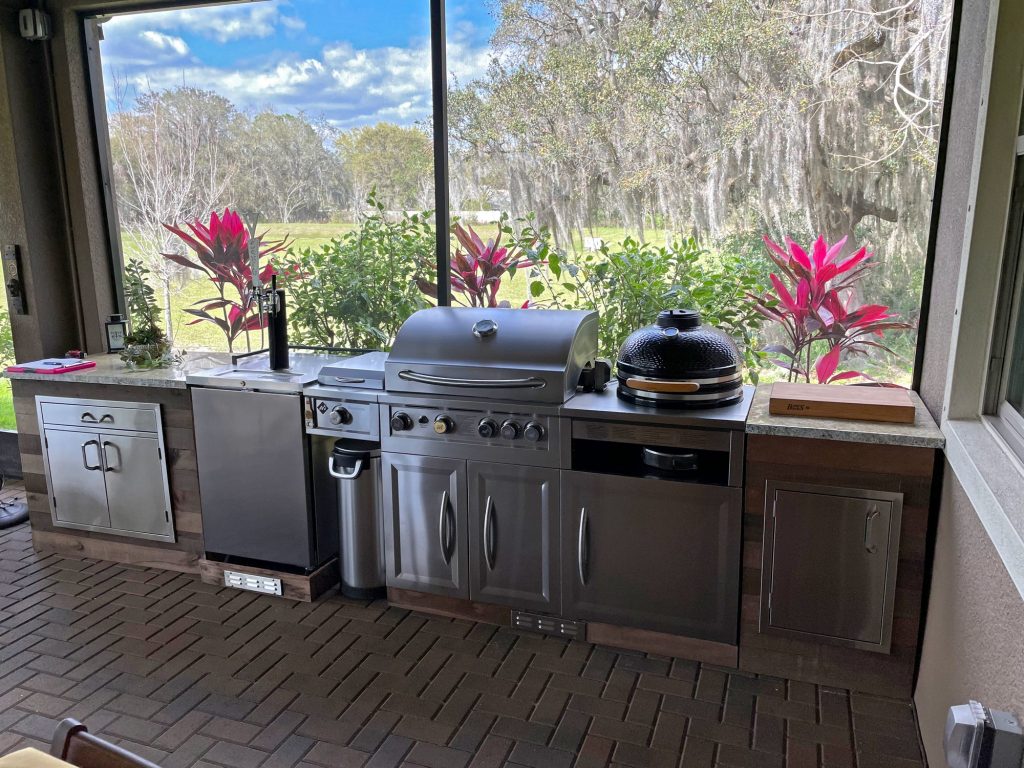 Outdoor Kitchen Before Demolition