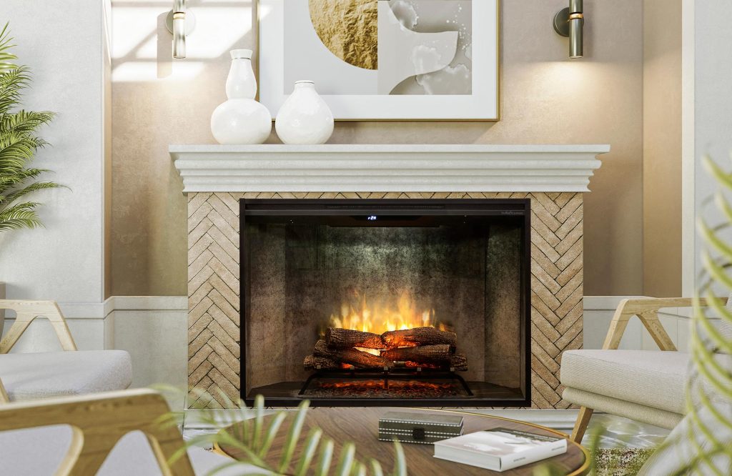 Shop Dimplex Revillusion Fireplaces in Tampa Florida at Just Grillin Outdoor Living