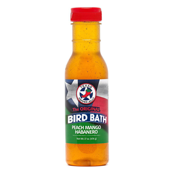Texas Pepper Jelly Peach Mango Habanero Bird Bath 1