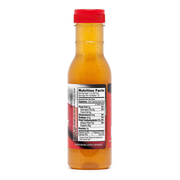 Texas Pepper Jelly Pineapple Habanero Rib Candy Nutrition Label