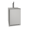 U-Line 24-Inch Outdoor Keg Refrigerator with Reversible Hinge Single Tap