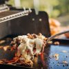 Weber Crafted Carbon Steel Flat Top Griddle Cheesesteaks