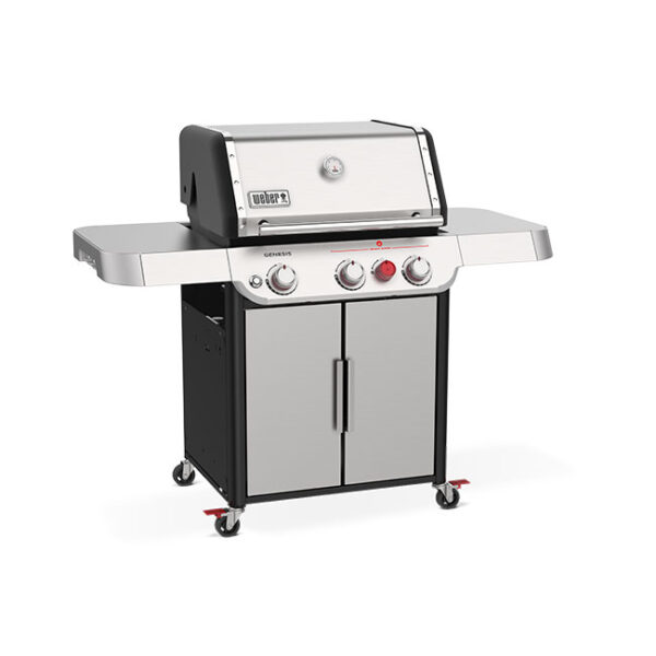 Weber Genesis SP S 325 LP Gas Grill in Stainless Left Side
