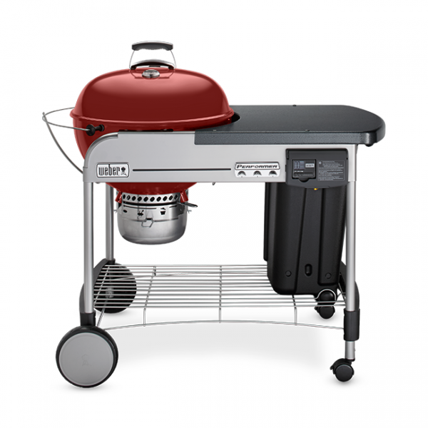 Weber Performer Deluxe Charcoal Grill Crimson