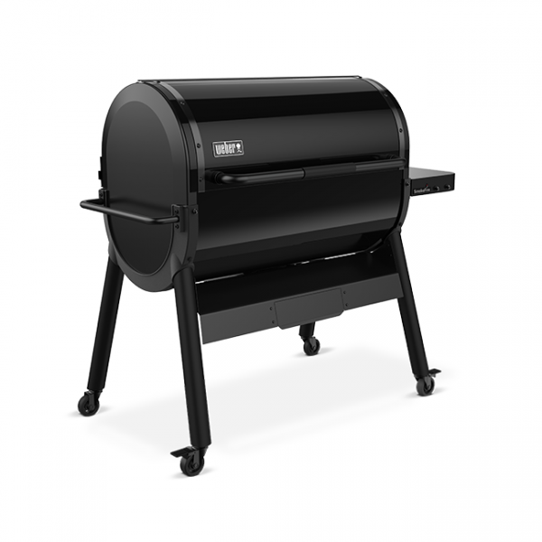 Weber Smokefire EPX6 Premium Wood Fired Pellet Grill Left Side View