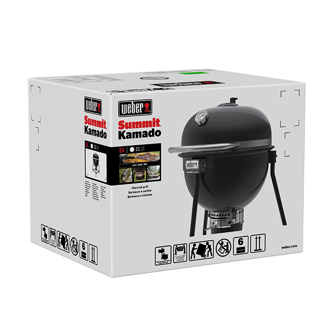 Weber Summit Kamado E6 Charcoal Grill - Just Grillin Outdoor Living