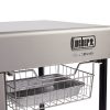 Weber Summit Kamado S6 Charcoal Grill Center Basket Storage