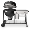 Weber Summit Kamado S6 Charcoal Grill Center Lid Open