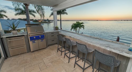 Custom Outdoor Kitchen and Bar Seating St Petersburg Florida WEB